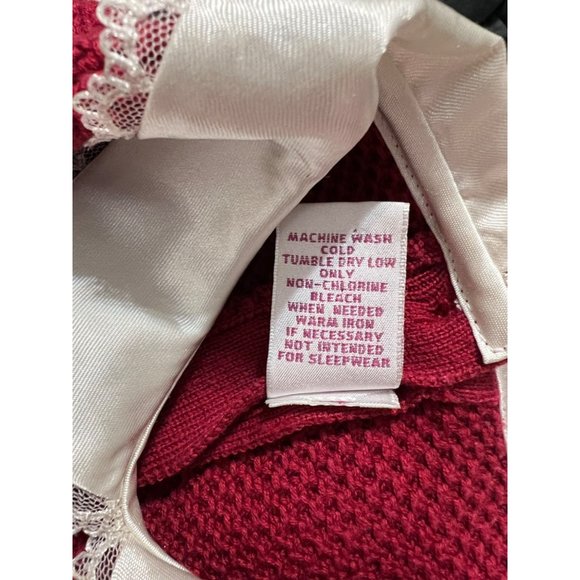 Gymboree red knit sweater dress Christmas Holiday Party Church 2T EUC Vintage - Picture 7 of 7